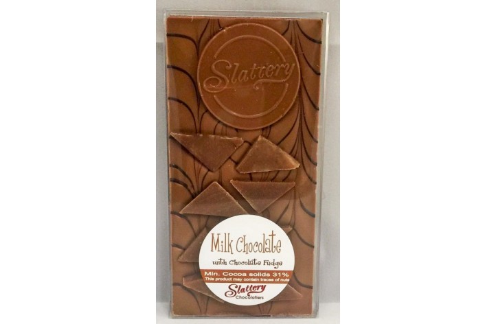 Small Milk Chocolate Bar with Chocolate Fudge